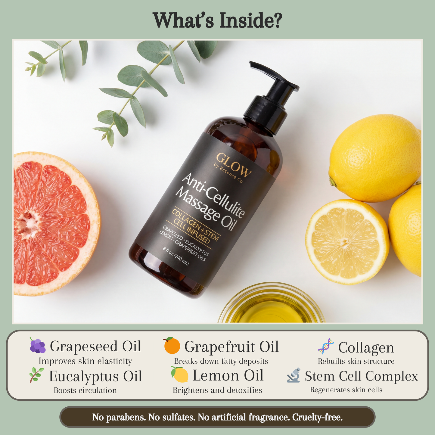 FirmaGlow™ Anti Cellulite Massage Oil