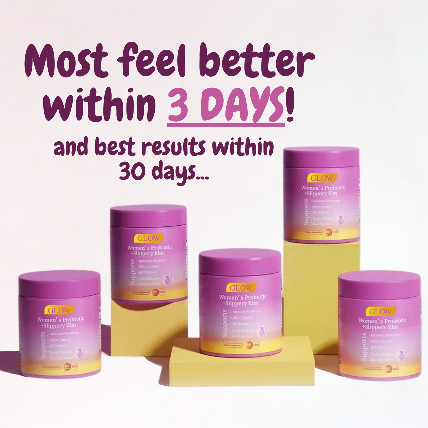 Juicy Glow Gummies - All in One Solution with Slippery Elm