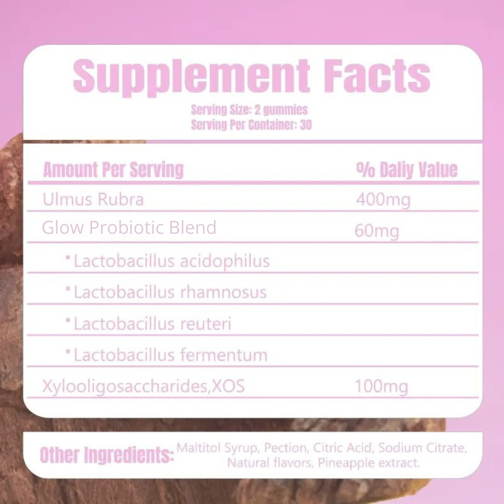 Juicy Glow Gummies - All in One Solution with Slippery Elm